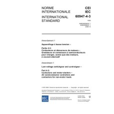 IEC 60947-4-3 Amd.1 Ed. 1.0 b:2006 IEC 60947-4-3 Amd.1 Ed. 1.0 b:2006