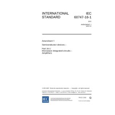 IEC 60747-16-1 Amd.1 Ed. 1.0 en:2007 IEC 60747-16-1 Amd.1 Ed. 1.0 en:2007