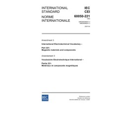 IEC 60050-221 Amd.3 Ed. 1.0 b:2007