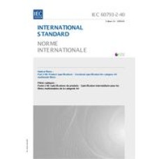 IEC 60793-2-40 Ed. 3.0 b:2009 IEC 60793-2-40 Ed. 3.0 b:2009