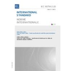 IEC 60794-2-20 Ed. 2.0 b:2008