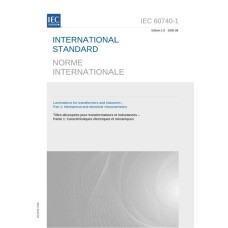 IEC 60740-1 Ed. 1.0 b:2005 IEC 60740-1 Ed. 1.0 b:2005