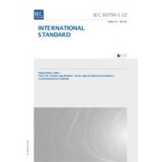 IEC 60794-1-22 Ed. 1.0 en:2012 IEC 60794-1-22 Ed. 1.0 en:2012