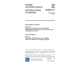 IEC 61347-2-7 Ed. 2.0 b:2006 IEC 61347-2-7 Ed. 2.0 b:2006