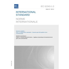 IEC 62343-1-3 Ed. 2.0 b:2012 IEC 62343-1-3 Ed. 2.0 b:2012