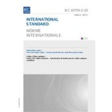 IEC 60794-2-20 Ed. 3.0 b:2013
