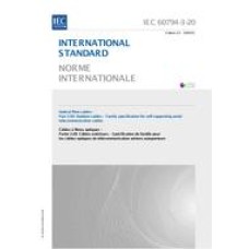 IEC 60794-3-20 Ed. 2.0 b:2009 IEC 60794-3-20 Ed. 2.0 b:2009