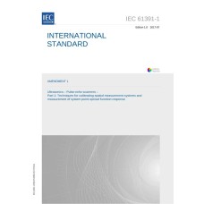 IEC 61391-1 Amd.1 Ed. 1.0 en:2017 IEC 61391-1 Amd.1 Ed. 1.0 en:2017