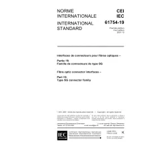 IEC 61754-19 Ed. 1.0 b:2001 IEC 61754-19 Ed. 1.0 b:2001