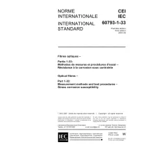 IEC 60793-1-33 Ed. 1.0 b:2001 IEC 60793-1-33 Ed. 1.0 b:2001