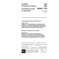 IEC 60364-7-740 Ed. 1.0 b:2000 IEC 60364-7-740 Ed. 1.0 b:2000