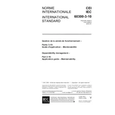 IEC 60300-3-10 Ed. 1.0 b:2001 IEC 60300-3-10 Ed. 1.0 b:2001