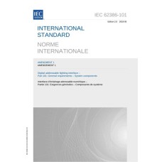 IEC 62386-101 Amd.1 Ed. 2.0 b:2018 IEC 62386-101 Amd.1 Ed. 2.0 b:2018