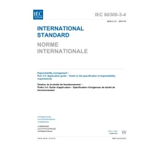 IEC 60300-3-4 Ed. 2.0 b:2007 IEC 60300-3-4 Ed. 2.0 b:2007