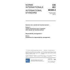 IEC 60300-2 Ed. 2.0 b:2004 IEC 60300-2 Ed. 2.0 b:2004