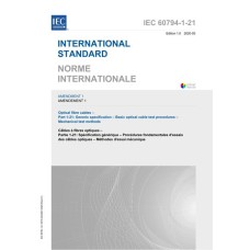 IEC 60794-1-21 Amd.1 Ed. 1.0 b:2020 IEC 60794-1-21 Amd.1 Ed. 1.0 b:2020