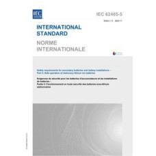 IEC 62485-5 Ed. 1.0 b:2020 IEC 62485-5 Ed. 1.0 b:2020