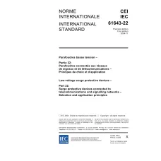 IEC 61643-22 Ed. 1.0 b:2004 IEC 61643-22 Ed. 1.0 b:2004