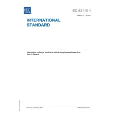 IEC 63119-1 Ed. 2.0 En:2025
