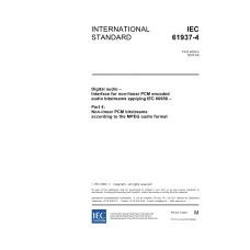 IEC 61937-4 Ed. 1.0 en:2003 IEC 61937-4 Ed. 1.0 en:2003