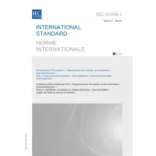IEC 62446-1 Ed. 1.0 b:2016 IEC 62446-1 Ed. 1.0 b:2016