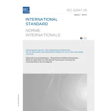 IEC 62047-26 Ed. 1.0 b:2016