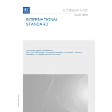 IEC 60364-7-721 Ed. 2.0 en:2017