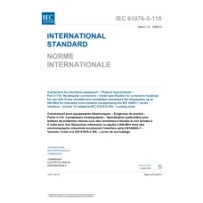 IEC 61076-3-116 Ed. 1.0 b:2008 IEC 61076-3-116 Ed. 1.0 b:2008