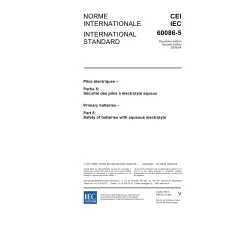 IEC 60086-5 Ed. 2.0 b:2005 IEC 60086-5 Ed. 2.0 b:2005