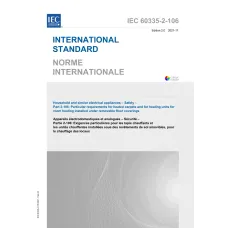 IEC 60335-2-106 Ed. 2.0 b:2021 IEC 60335-2-106 Ed. 2.0 b:2021