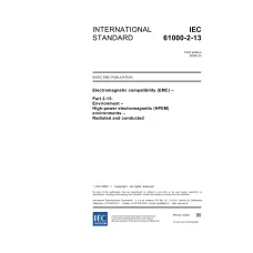 IEC 61000-2-13 Ed. 1.0 en:2005 IEC 61000-2-13 Ed. 1.0 en:2005