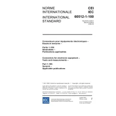 IEC 60512-1-100 Ed. 2.0 b:2006 IEC 60512-1-100 Ed. 2.0 b:2006
