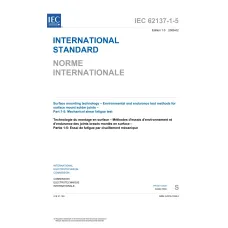 IEC 62137-1-5 Ed. 1.0 b:2009 IEC 62137-1-5 Ed. 1.0 b:2009