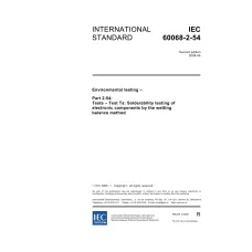 IEC 60068-2-54 Ed. 2.0 en:2006 IEC 60068-2-54 Ed. 2.0 en:2006