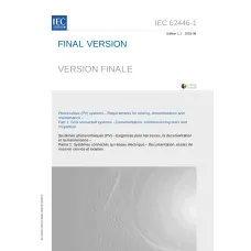IEC 62446-1 Ed. 1.1 b:2018 IEC 62446-1 Ed. 1.1 b:2018