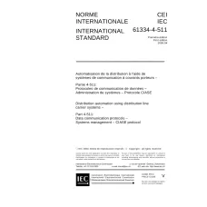 IEC 61334-4-511 Ed. 1.0 b:2000 IEC 61334-4-511 Ed. 1.0 b:2000