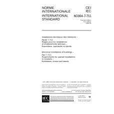 IEC 60364-7-711 Ed. 1.0 b:1998