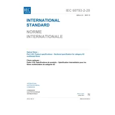 IEC 60793-2-20 Ed. 2.0 b:2007 IEC 60793-2-20 Ed. 2.0 b:2007