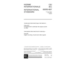 IEC 60050-807 Ed. 1.0 b:1998 IEC 60050-807 Ed. 1.0 b:1998