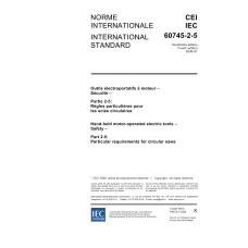 IEC 60745-2-5 Ed. 4.0 b:2006 IEC 60745-2-5 Ed. 4.0 b:2006
