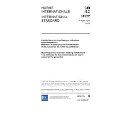 IEC 61922 Ed. 1.0 b:2002 IEC 61922 Ed. 1.0 b:2002