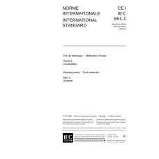 IEC 60851-1 Ed. 2.0 b:1996 IEC 60851-1 Ed. 2.0 b:1996