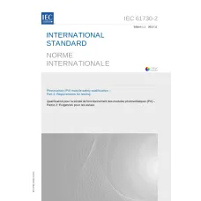 IEC 61730-2 Ed. 1.1 b:2012