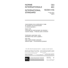 IEC 61334-4-61 Ed. 1.0 b:1998 IEC 61334-4-61 Ed. 1.0 b:1998