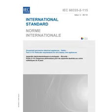 IEC 60335-2-115 Ed. 1.0 b:2021 IEC 60335-2-115 Ed. 1.0 b:2021