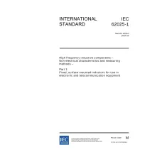 IEC 62025-1 Ed. 2.0 en:2007 IEC 62025-1 Ed. 2.0 en:2007