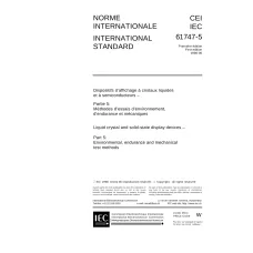 IEC 61747-5 Ed. 1.0 b:1998 IEC 61747-5 Ed. 1.0 b:1998