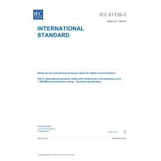 IEC 61156-5 Ed. 2.0 en:2009 IEC 61156-5 Ed. 2.0 en:2009