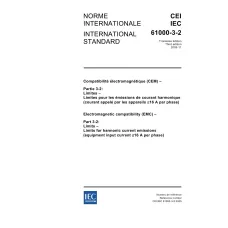 IEC 61000-3-2 Ed. 3.0 b:2005 IEC 61000-3-2 Ed. 3.0 b:2005