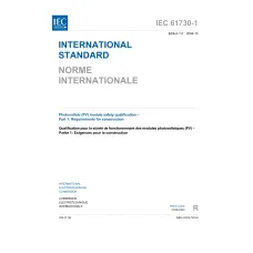 IEC 61730-1 Ed. 1.0 b:2004 IEC 61730-1 Ed. 1.0 b:2004